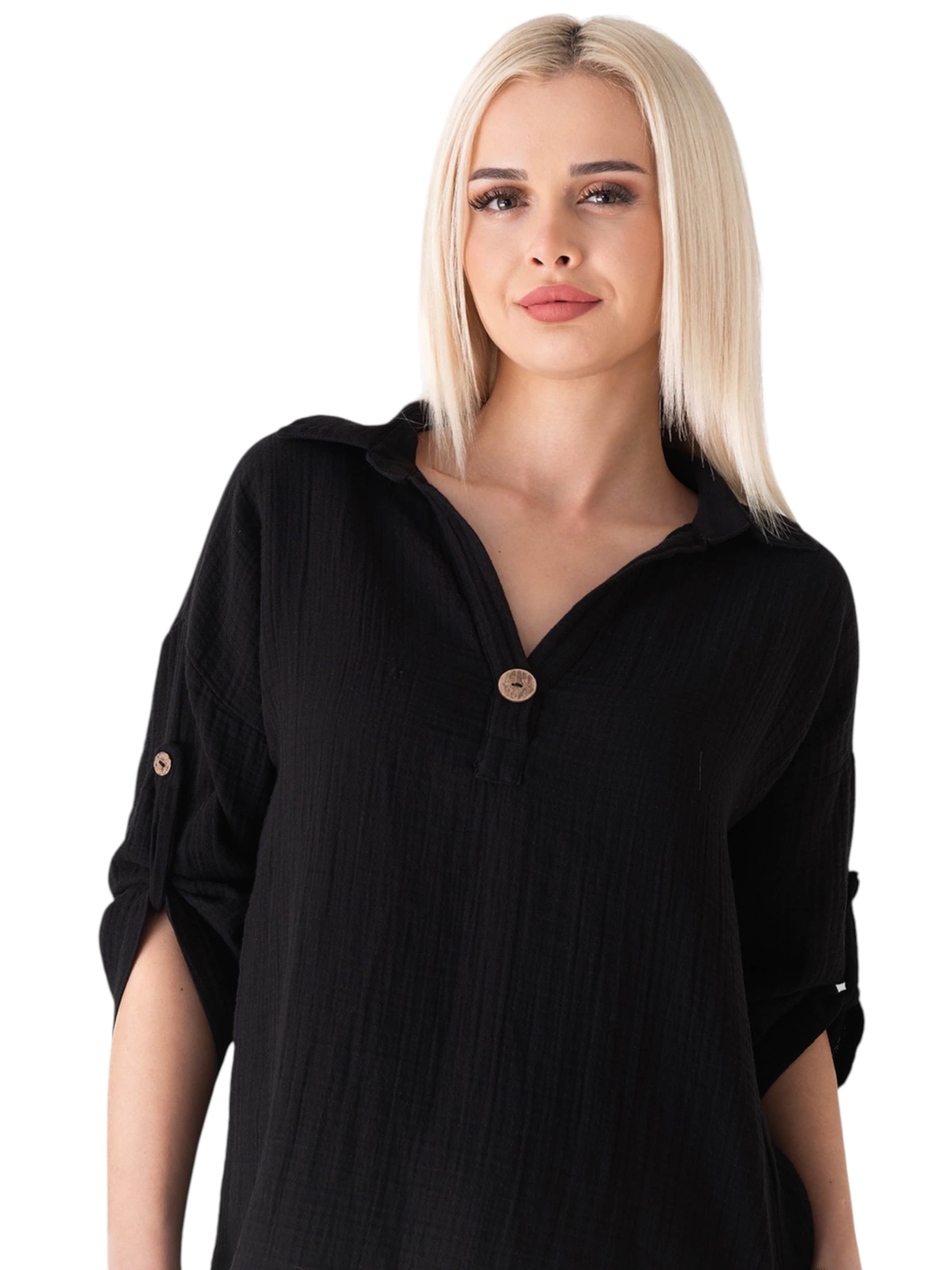 Chemisier 'LINARA' WENOR en noir