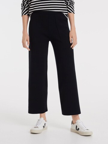 OPUS Regular Trousers in Black: front