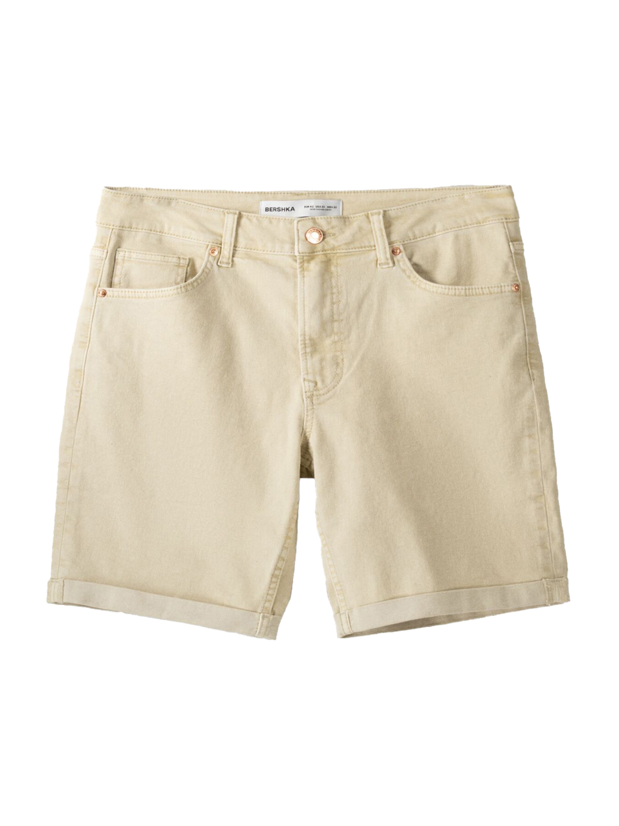 Bershka Regular Jeans in Beige ABOUT YOU