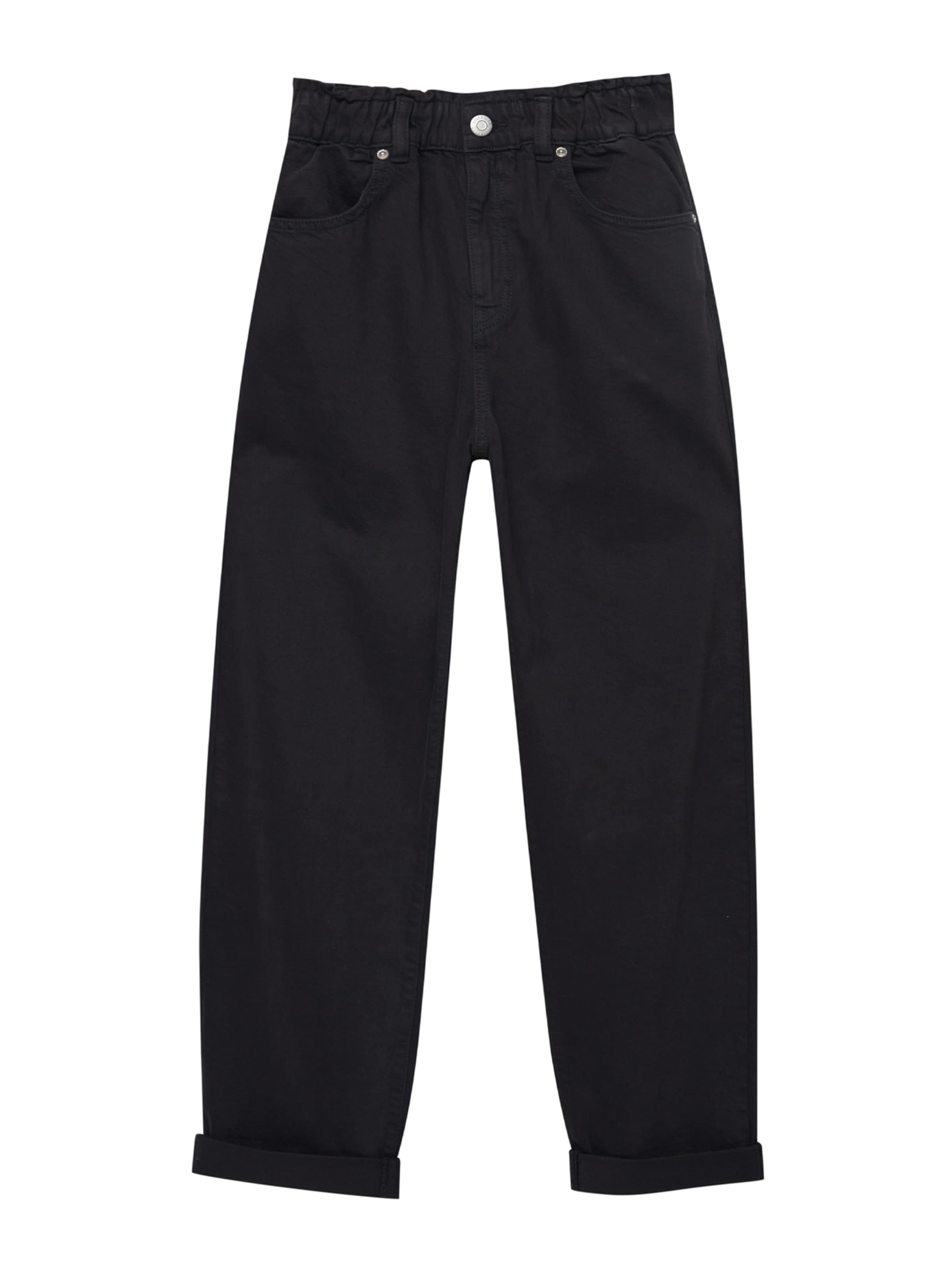 Pull&Bear Normální Džíny – černá: přední strana