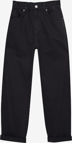 Pull&Bear Regular Jeans in Schwarz: Vorderseite