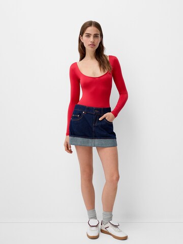 Body a maglietta di Bershka in rosso