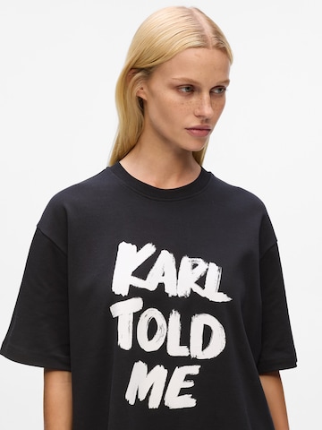 Karl LagerfeldMajica 'Karl Told Me' - crna boja