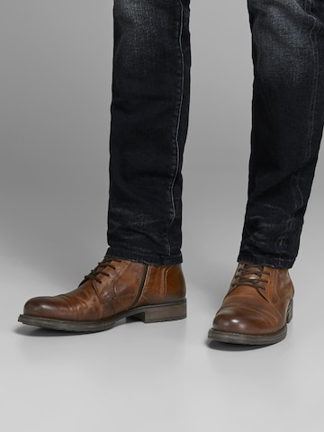 Bottines à lacets 'Russel' JACK & JONES en marron