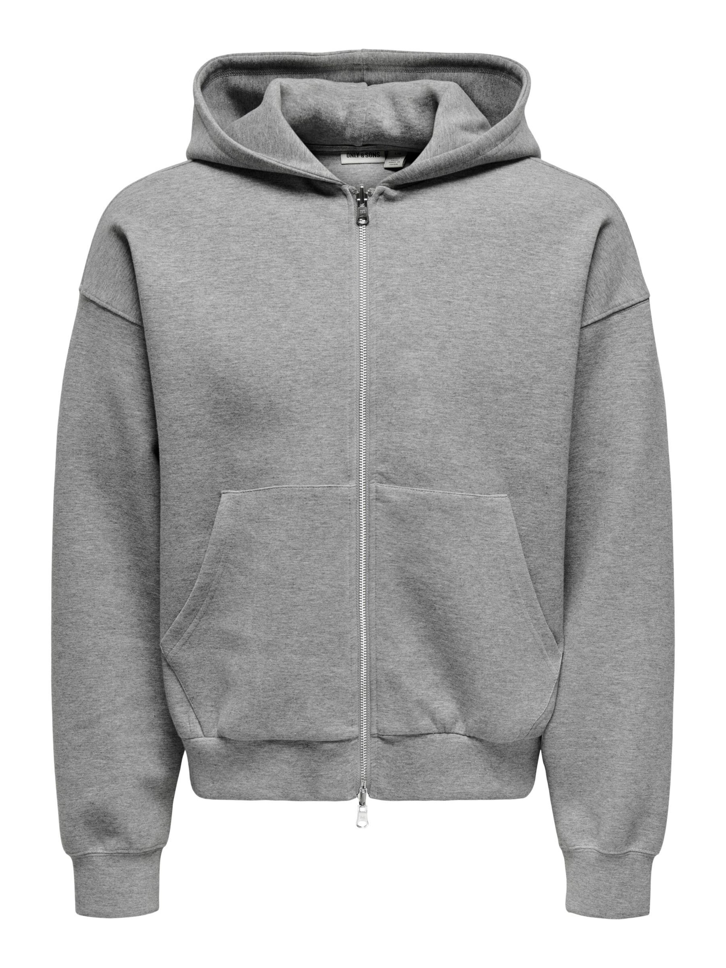 Only & Sons Veste de survêtement 'GOYLE ' en L en gris, Vue avec produit