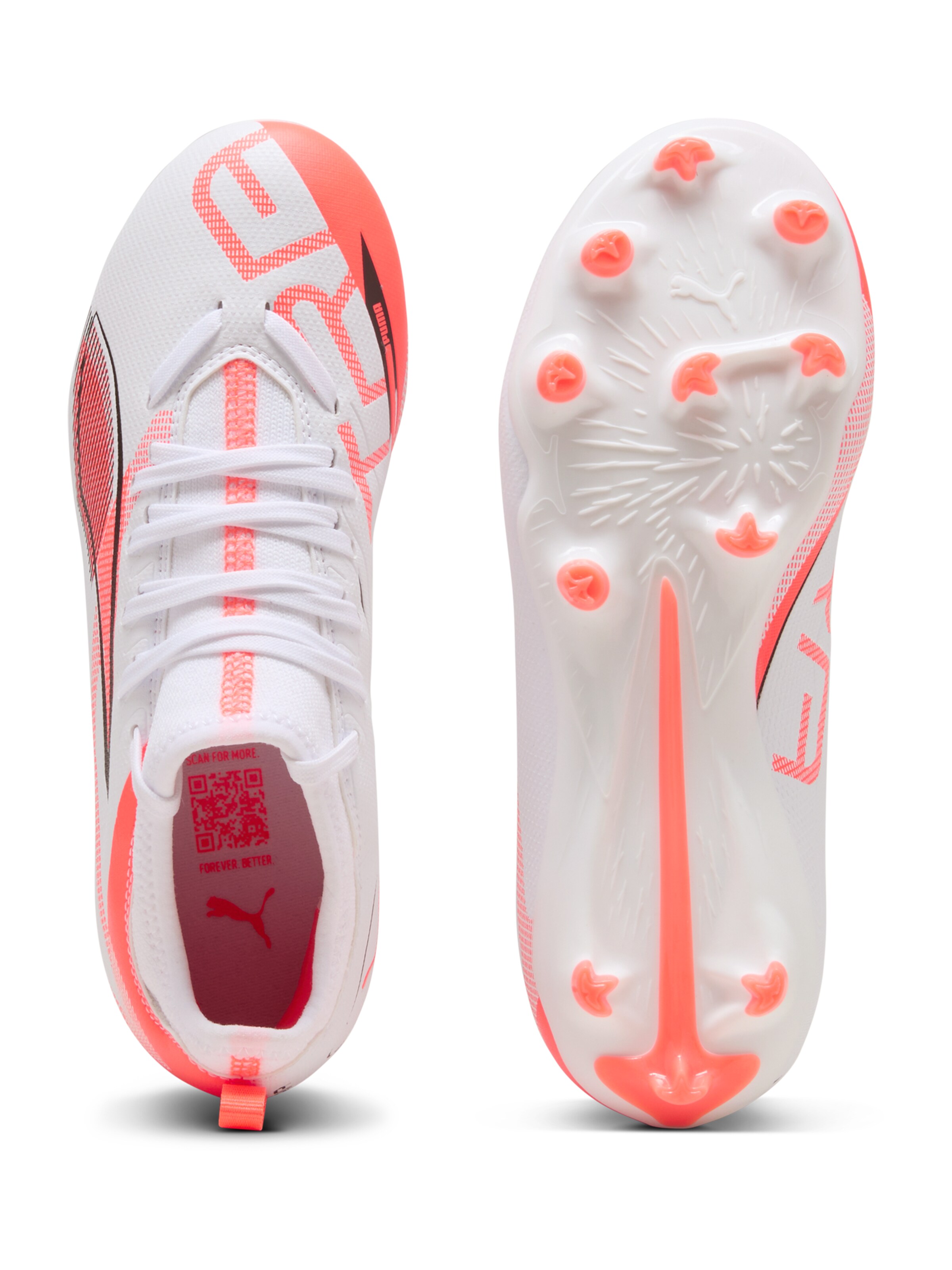 Scarpa sportiva 'Ultra 5 Match' di PUMA in bianco