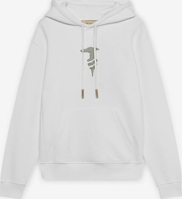 Trussardi Sweatshirt in White: front