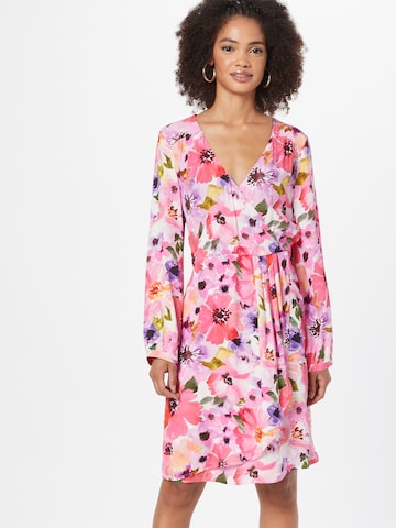 Robe-chemise La petite étoile en rose : devant