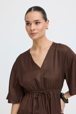 b.young - Vestido 'BYItilda' em castanho