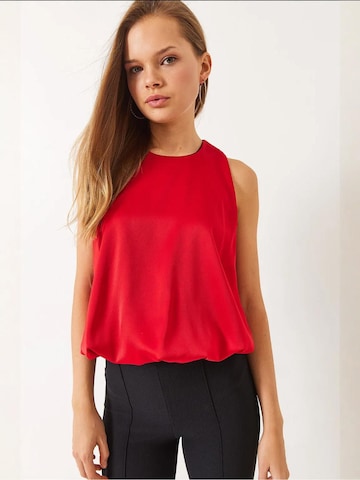 Chemisier Bianco Lucci en rouge