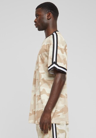 Urban Classics Футболка 'AOP' в Бежевый