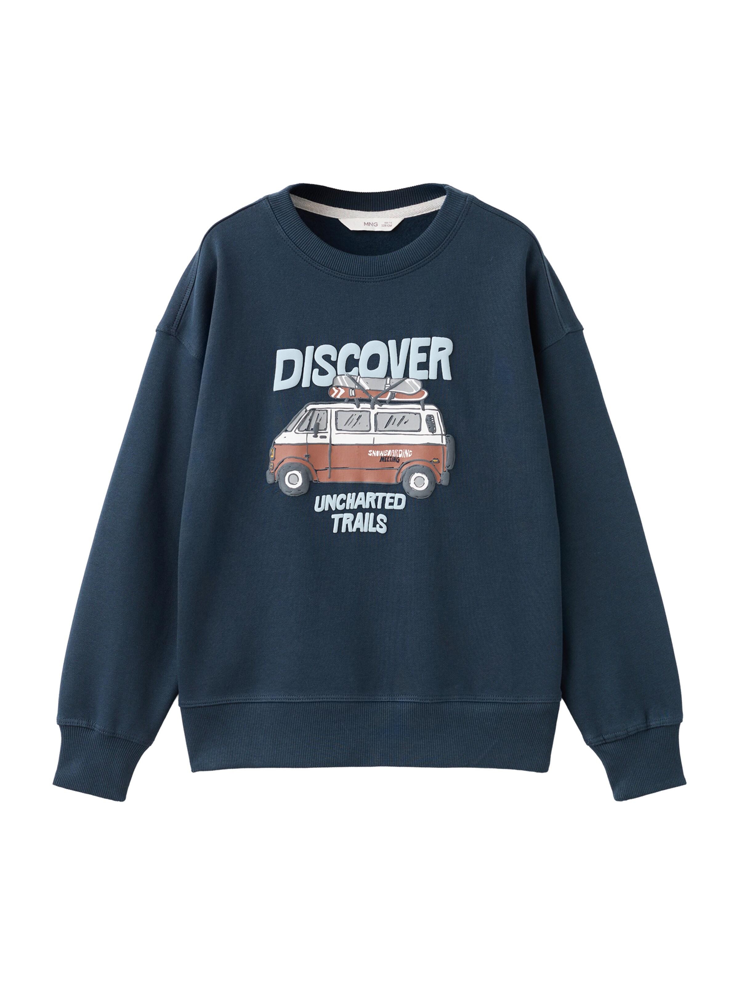 MANGO KIDS Collegepaita 'BERTOII' värissä sininen: etupuoli