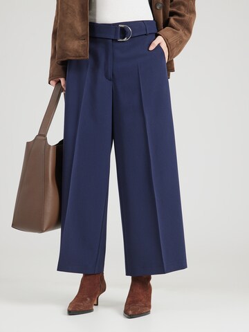 MORE & MORE Flared Hose in Blau: Vorderseite