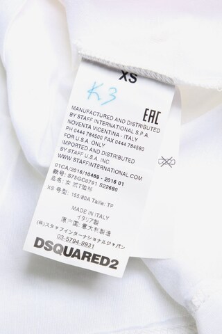 Dsquared T-Shirt XS in Weiß