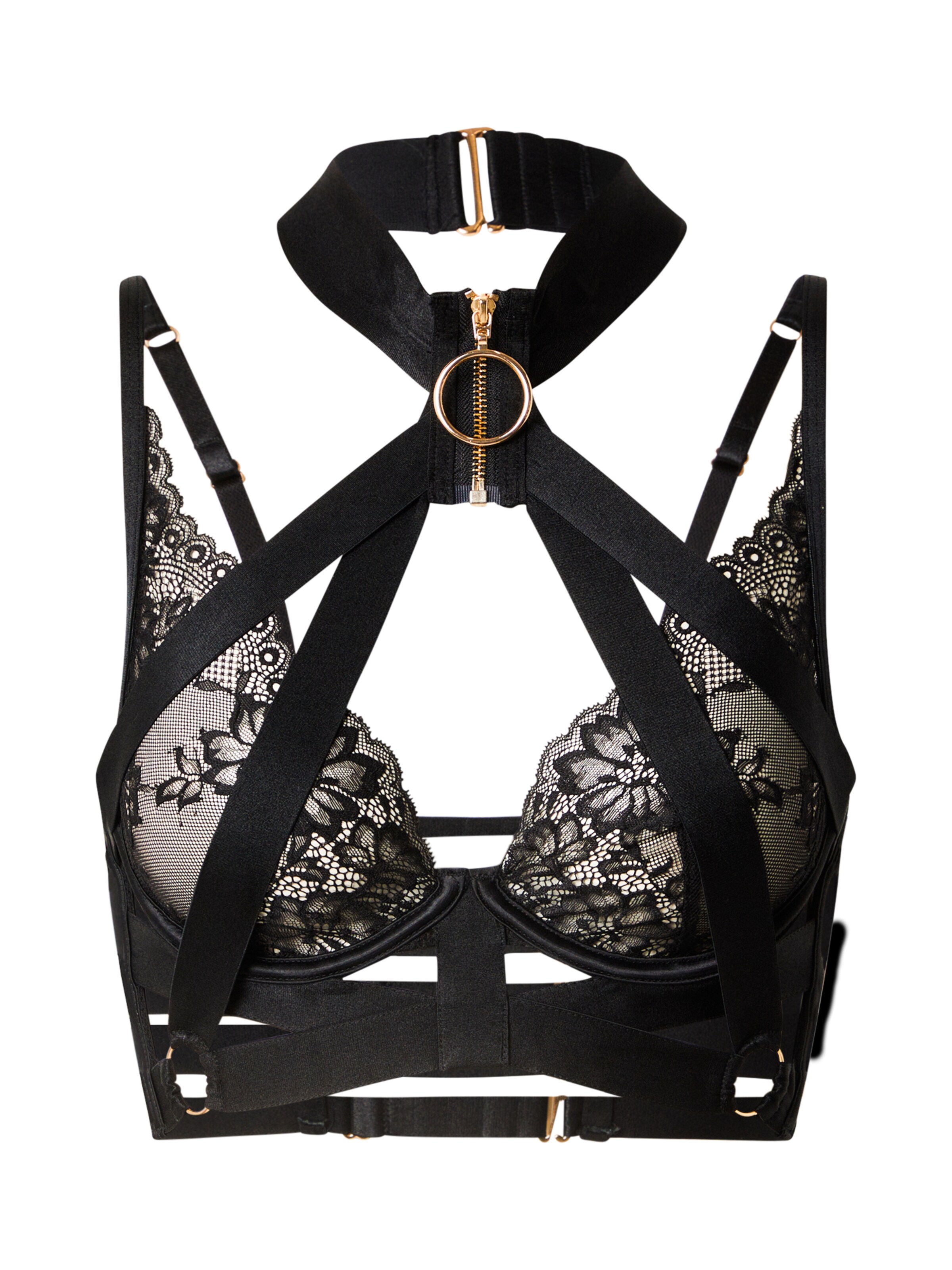 Hunkemöller Behå 'CLEMENTINE' i svart: framsida