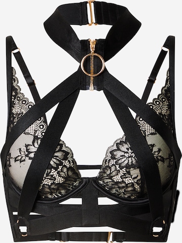 Hunkemöller Rintaliivi 'CLEMENTINE' värissä musta: etupuoli
