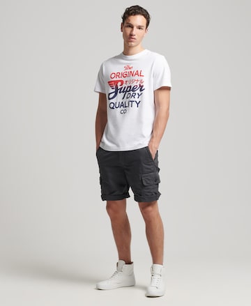 Superdry Tričko – bílá