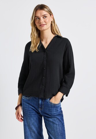 STREET ONE Blouse in Black: front