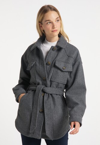 DreiMaster Vintage Between-Season Jacket in Grey: front