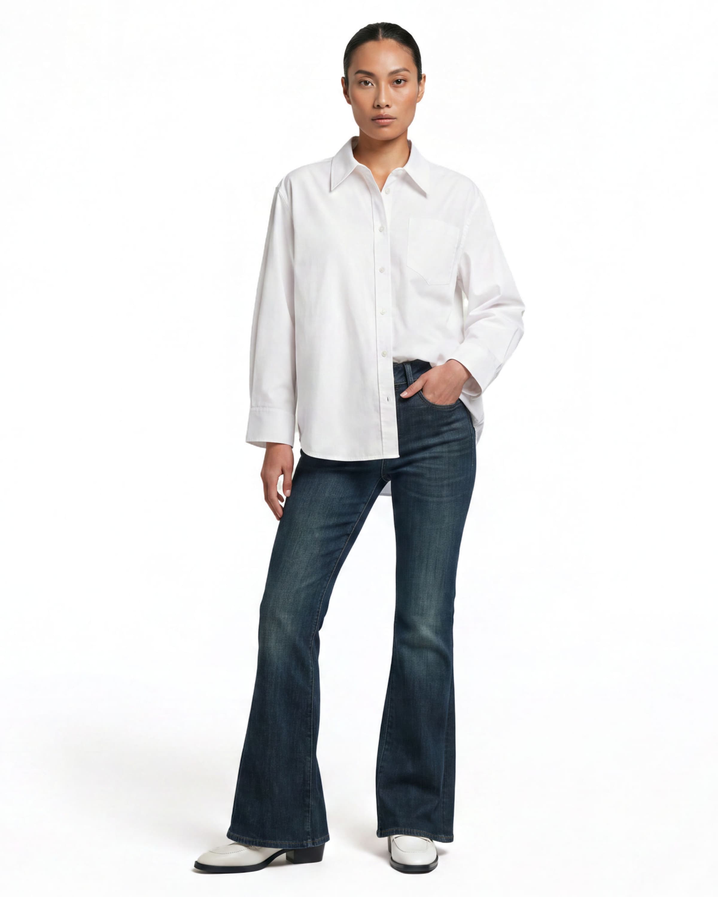 G-STAR Bootcut Jeans ' ' in Blauw: voorkant