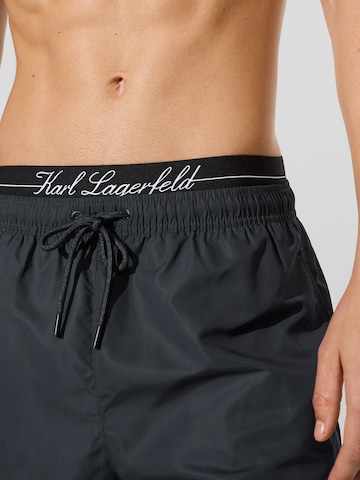Karl Lagerfeld Шорти за плуване в синьо