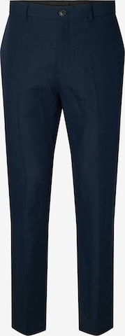 SELECTED regular Παντελόνι με τσάκιση 'SLHELLIOT' σε μπλε: μπροστά