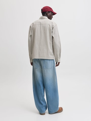 JACK & JONES - Ajuste confortable Camisa 'JORMenton' en blanco