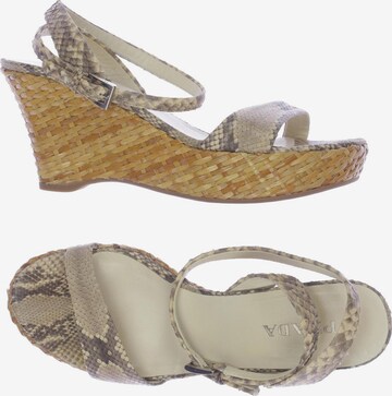 PRADA Sandals & High-Heeled Sandals in 37,5 in Beige: front