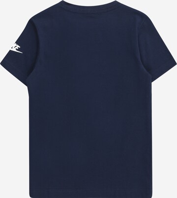 Nike Sportswear T-Shirt 'FUTURA EVERGREEN' in Blau