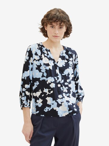 TOM TAILOR Bluse in Blau