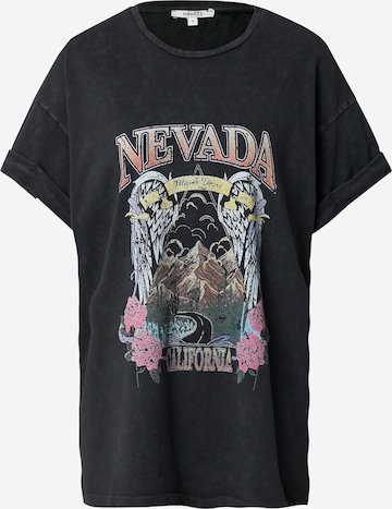 Maglietta 'Nevada' di mbym in nero: frontale
