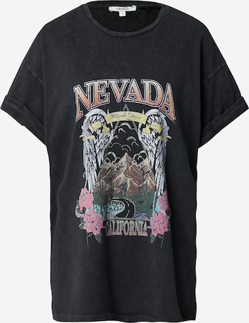 mbym T-shirt 'Nevada' i svart: framsida