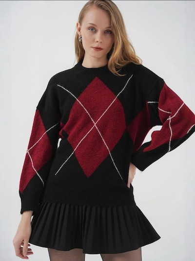 Bigdart Pull-over 'Pullover' en S-M en noir, Vue avec produit