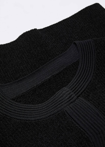 MANGO Strickjacke 'MESSI' in Schwarz