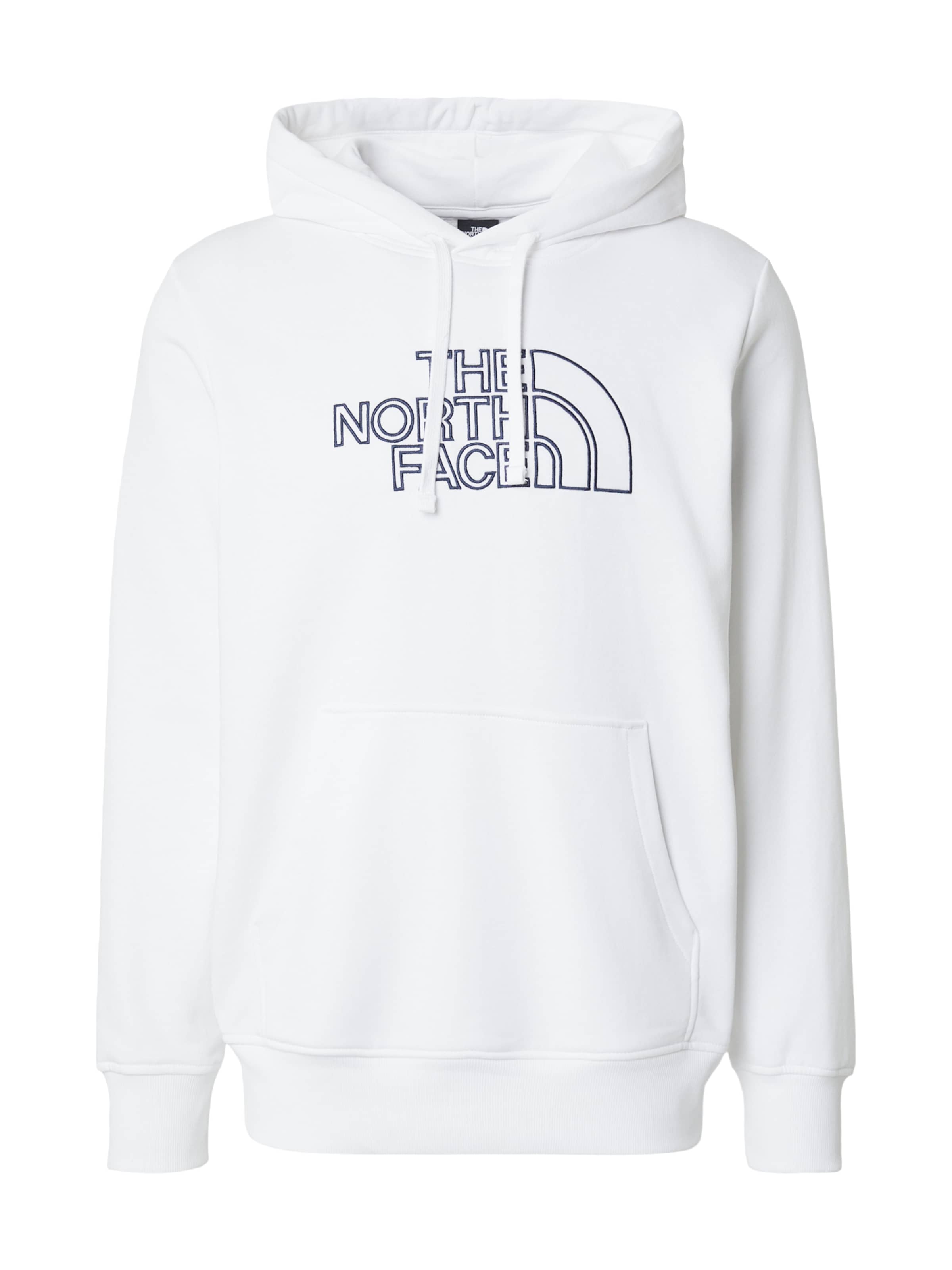 THE NORTH FACE Sweatshirt 'DREW PEAK' em azul escuro / branco, Vista do artigo