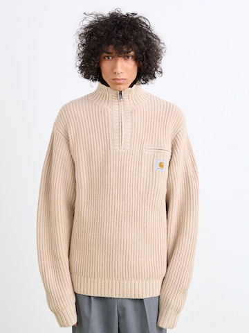 Carhartt WIP Pullover 'Detroit' in Beige: Vorderseite