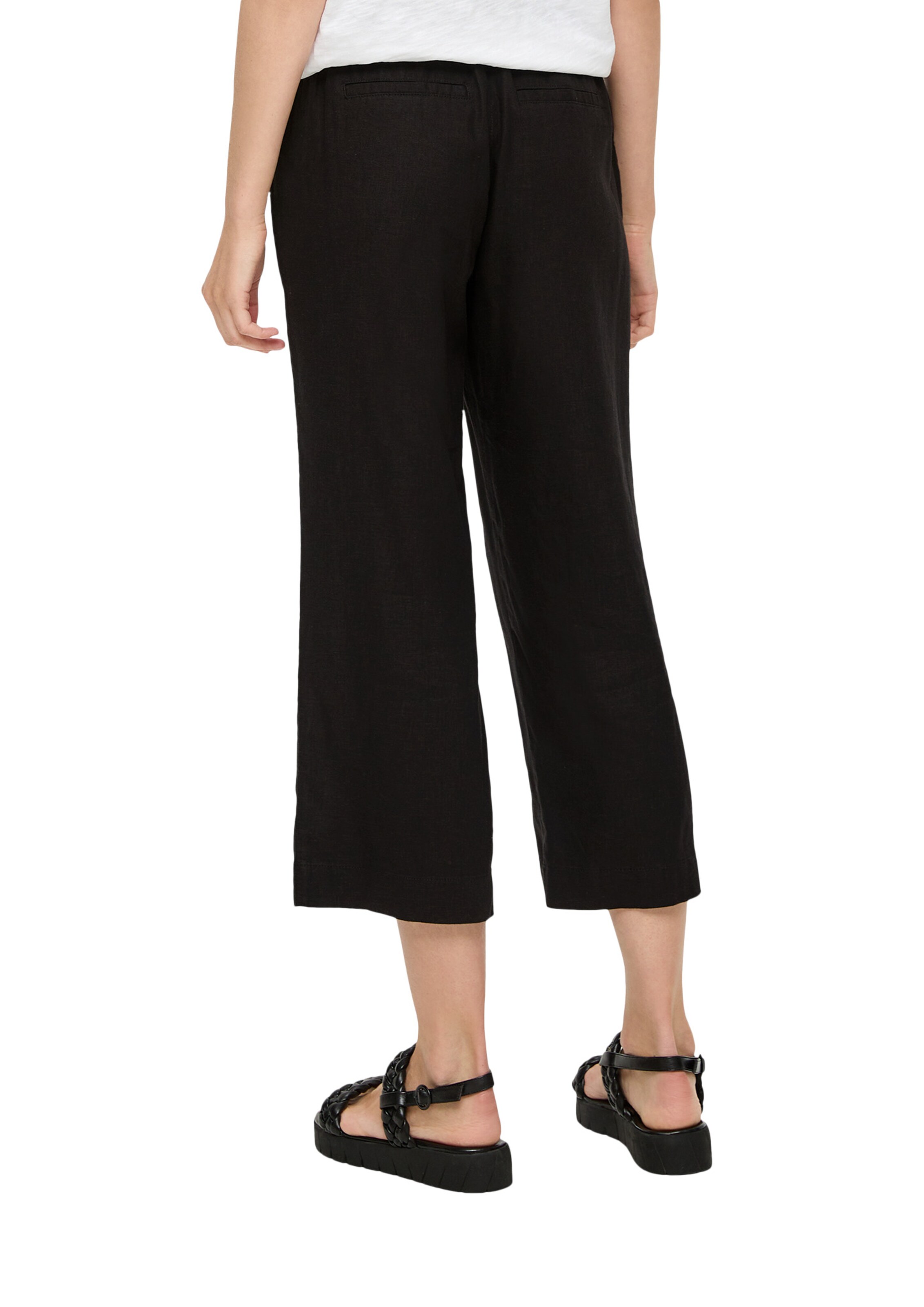 s.Oliver Wide leg Pants in Black