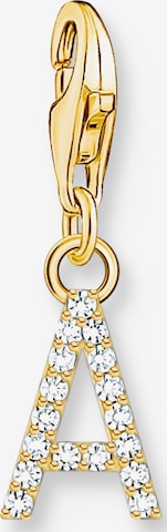 Thomas Sabo Pendant 'Buchstabe A' in Gold: front