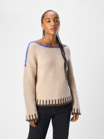 OBJECT Sweater in White: front