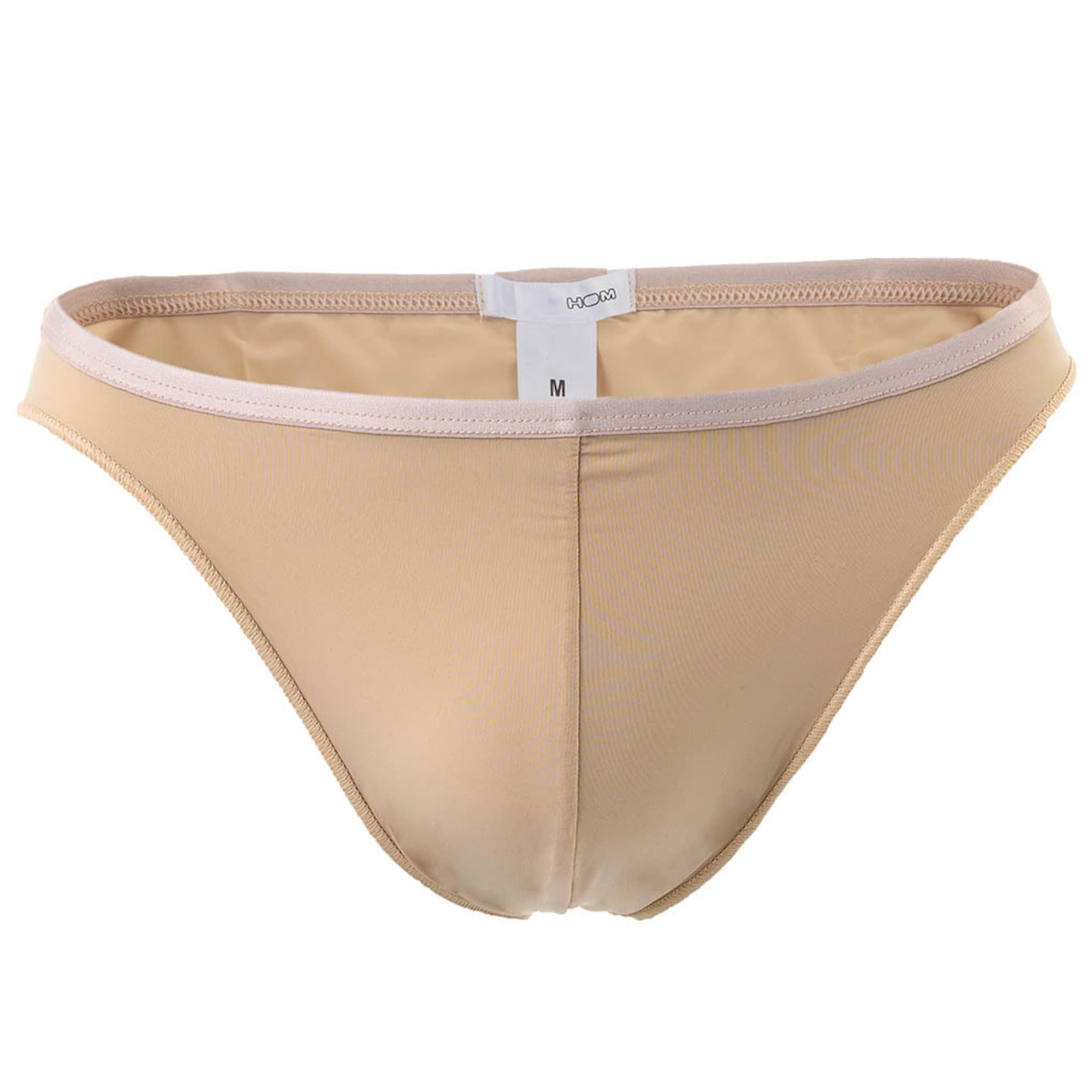 Slip HOM en beige : devant
