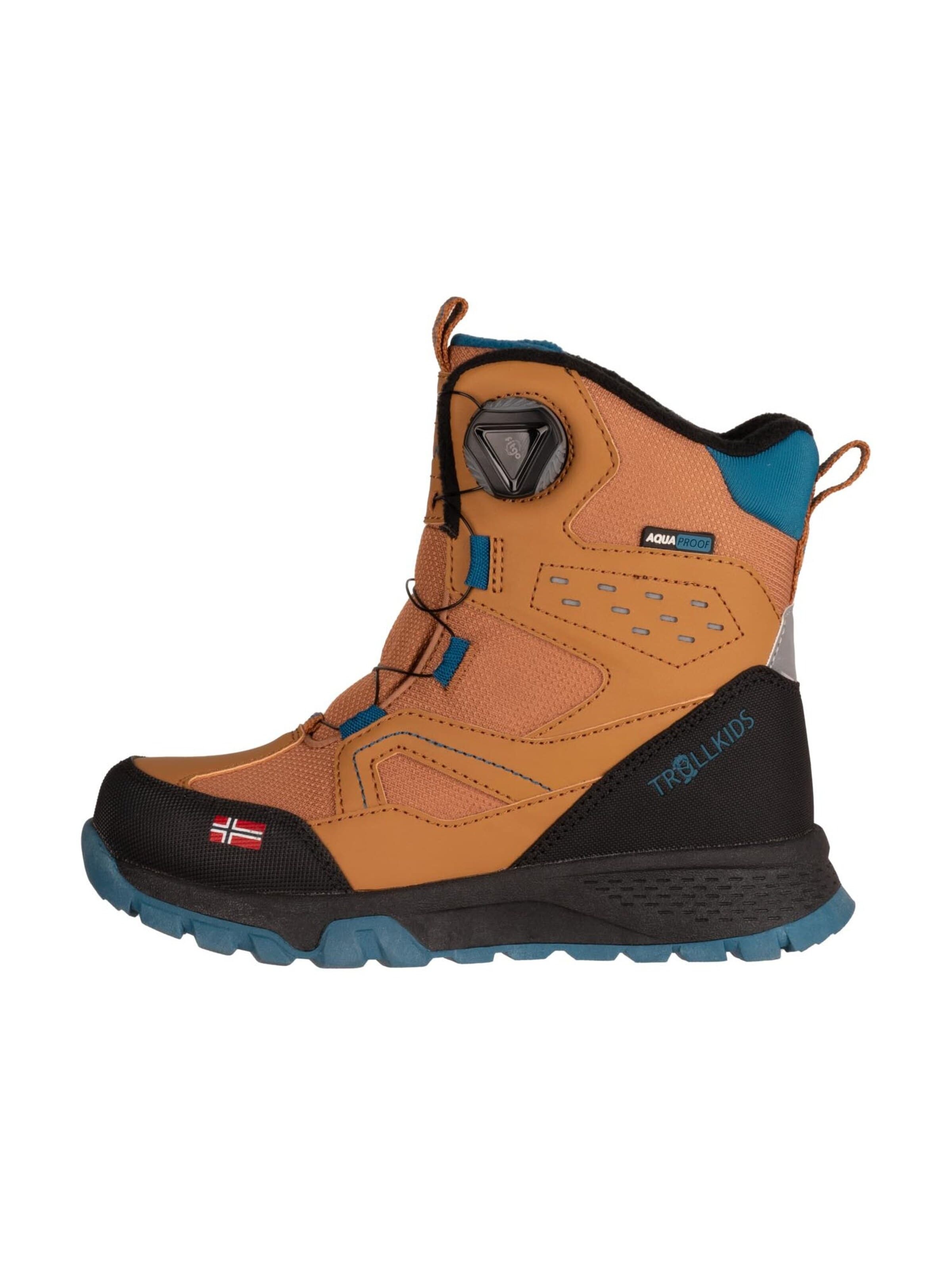 TROLLKIDS Snow Boots in Brown