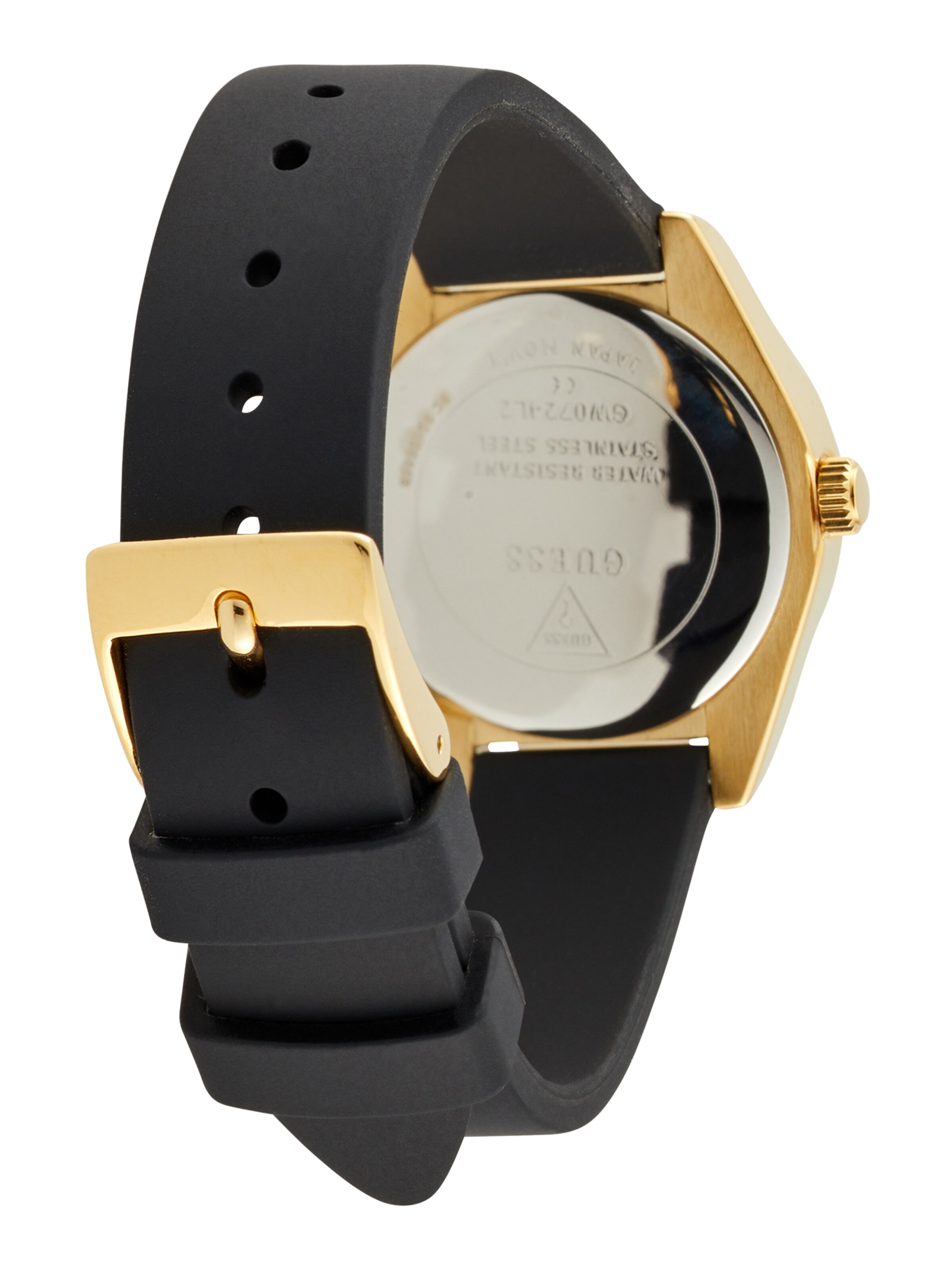 GUESS Uhr 'Dress' in Schwarz