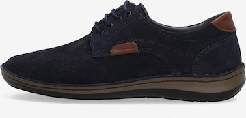 VENEZIA Schnürschuh in Blau: Vorderseite