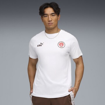PUMA Performance shirt 'FC St. Pauli King' in White: front