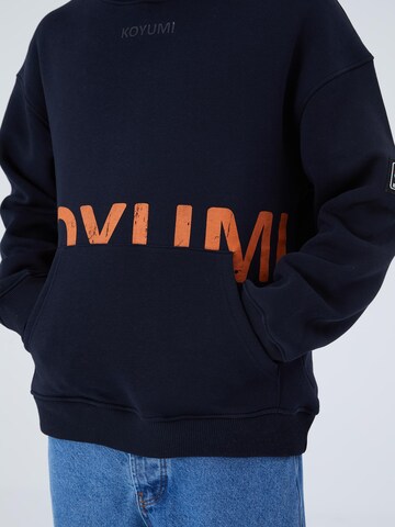 Koyumi Sweatshirt 'Suheyla Love it' in Blue
