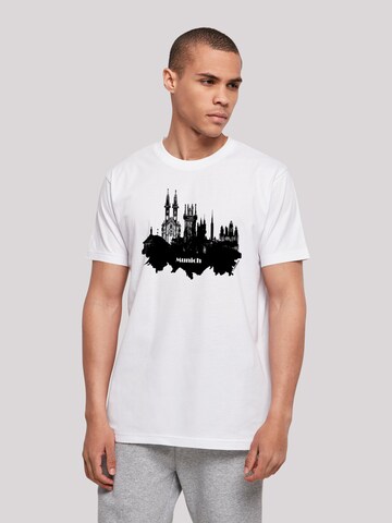 T-Shirt F4NT4STIC en blanc : devant
