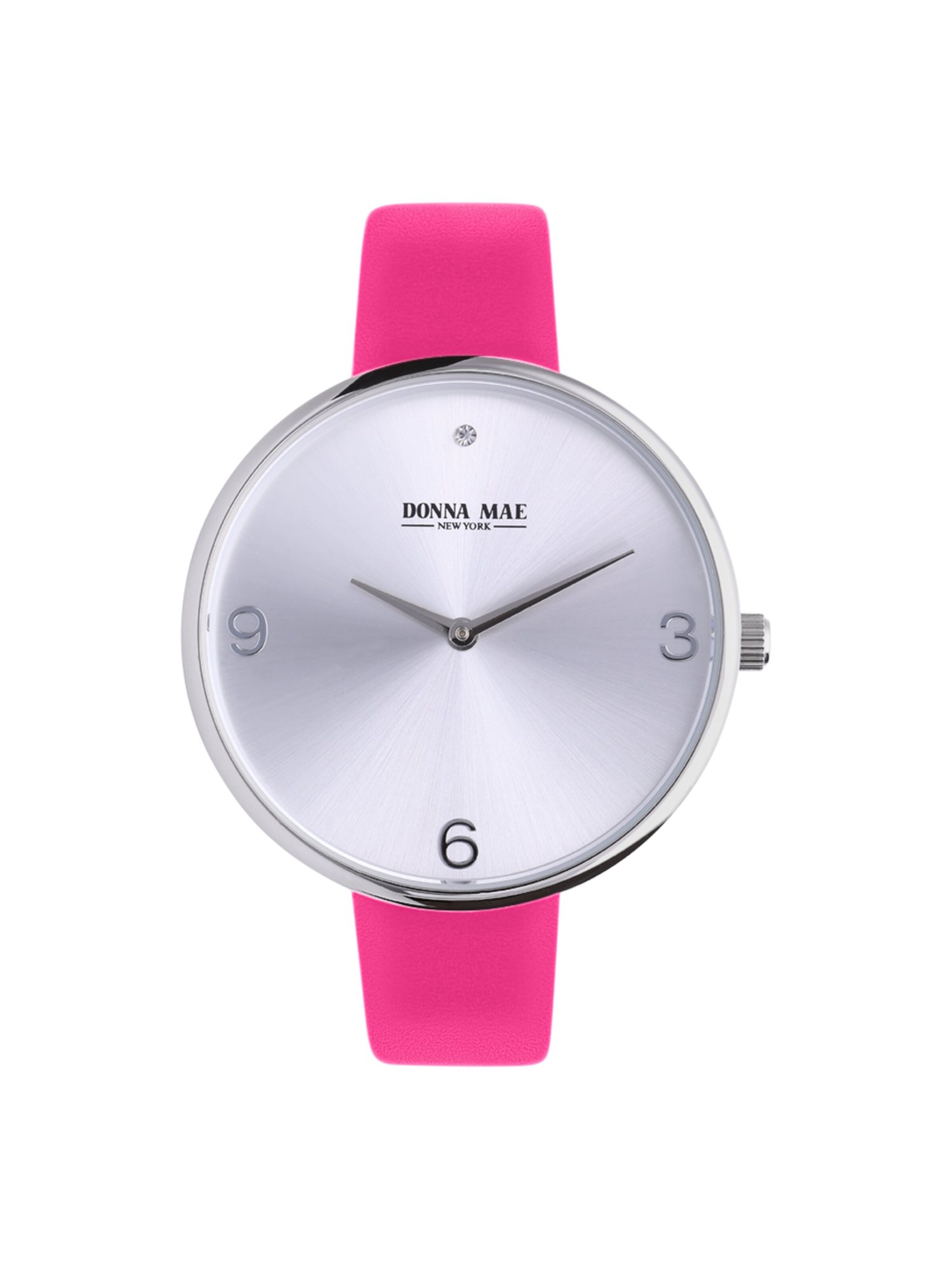 Lucardi Analoog horloge 'Masche' in Roze: voorkant