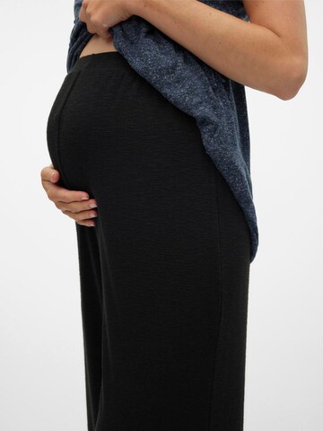 MAMALICIOUS Wide leg Broek 'MLFrederikke' in Zwart