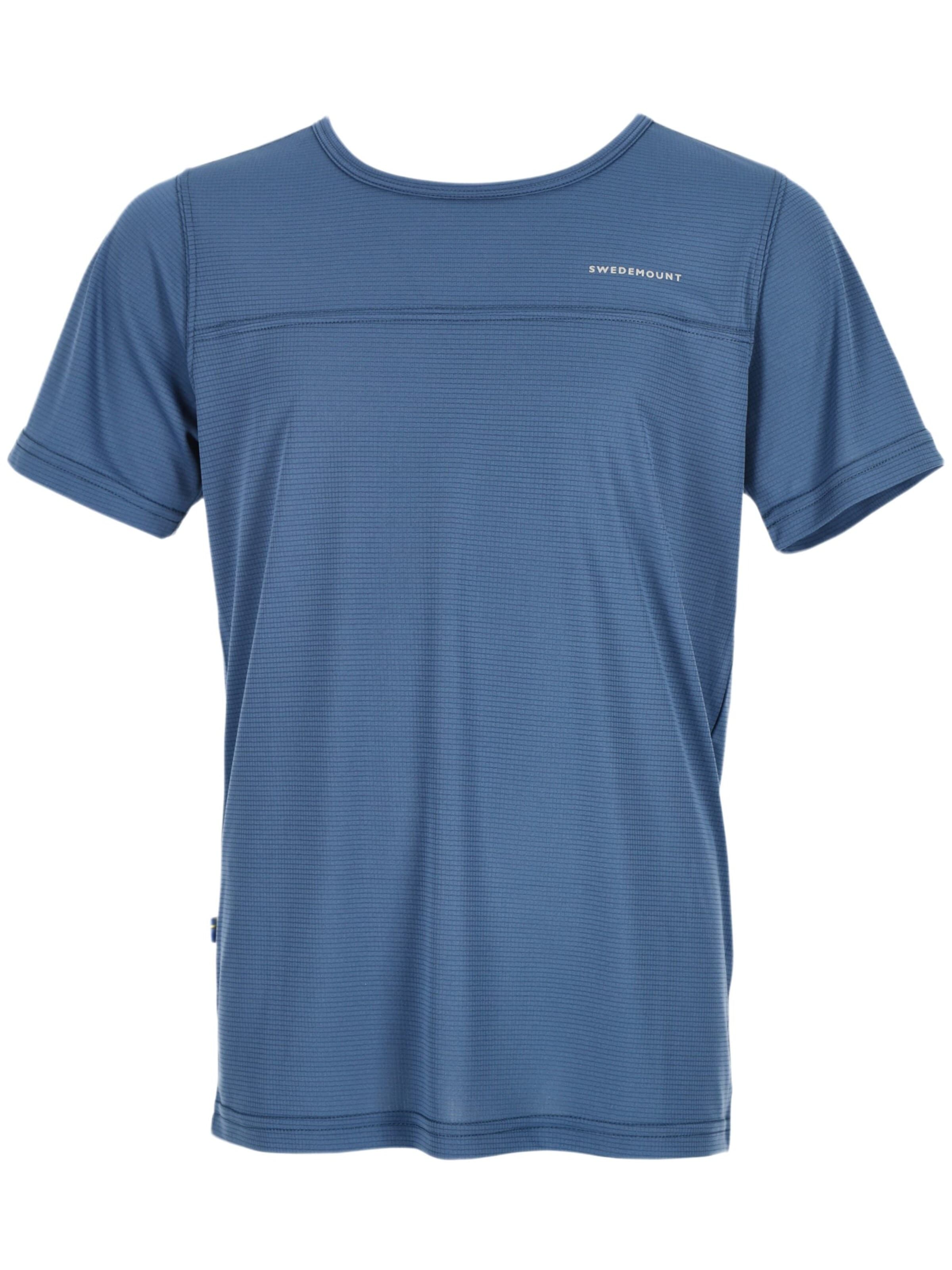 SWEDEMOUNT Performance shirt 'Ultra Light' in Blue: front