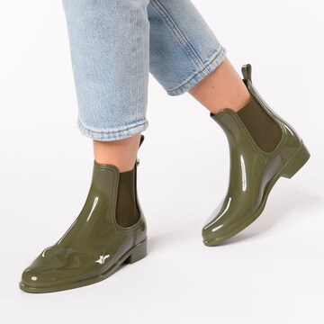 LEMON JELLY Rubber boot 'Comfy' in Green